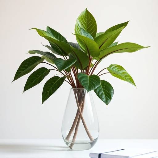 Zamioculcas Zamiifolia em um vaso elegante